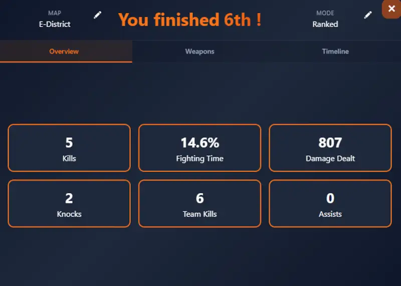 Statsly Desktop App for Apex Legends